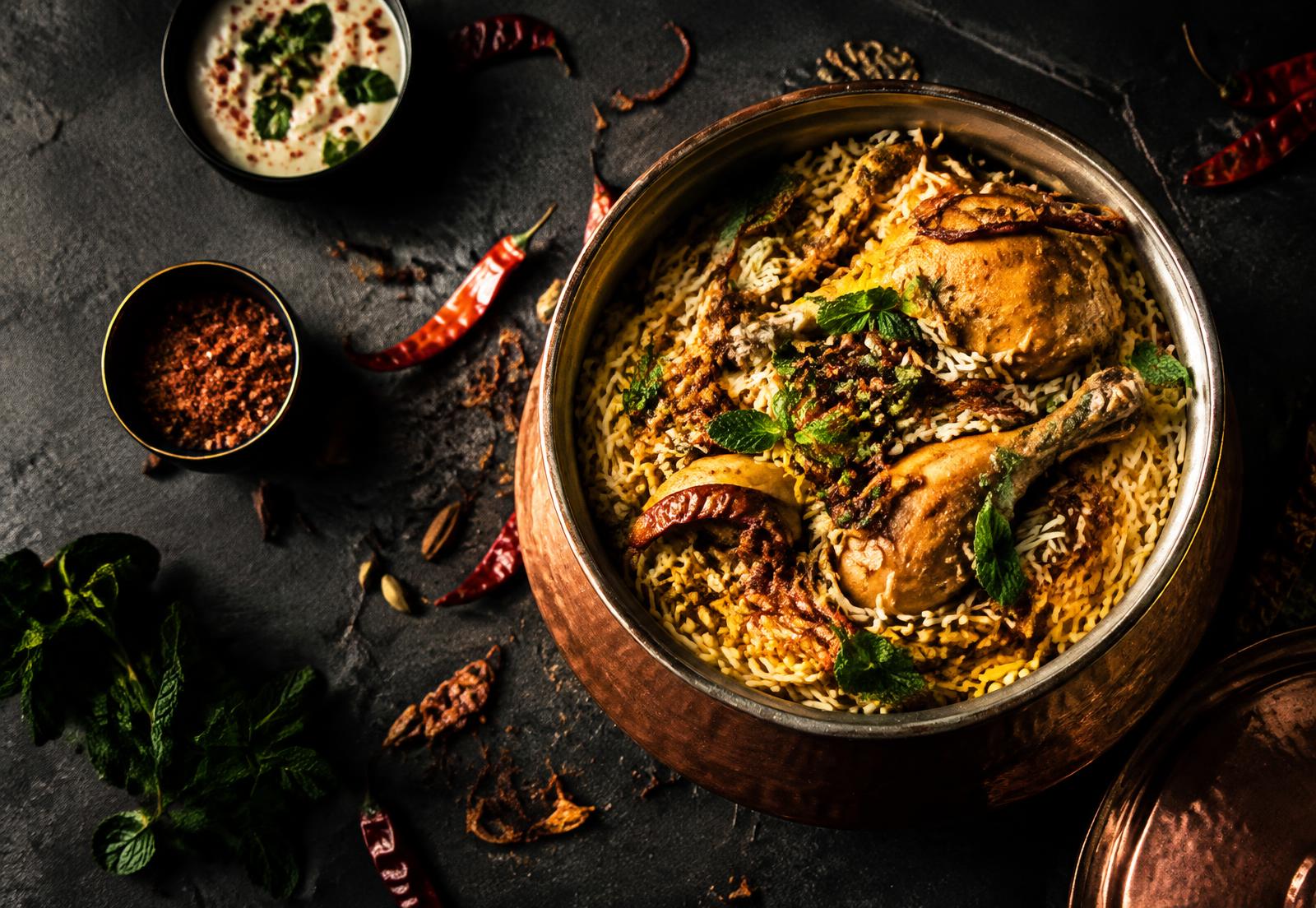 Gongura Chicken Biryani